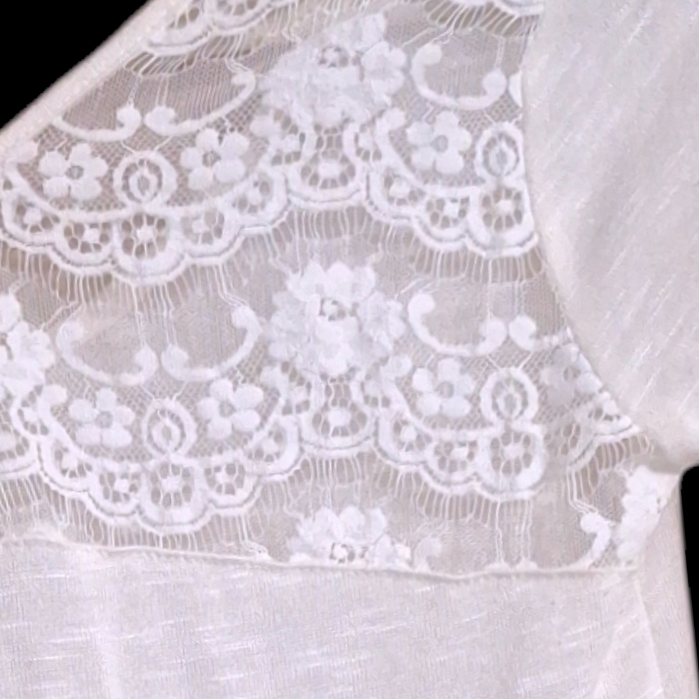 Belle du jour medium top 3/4 sleeve with lace back - Picture 5 of 7